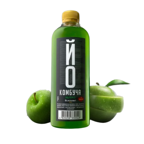 Комбуча ЙО (яблуко) 0,5 л