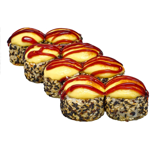 Запечений рол з вугрем