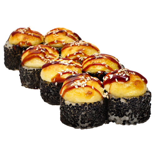 Запечений сирний-лосось